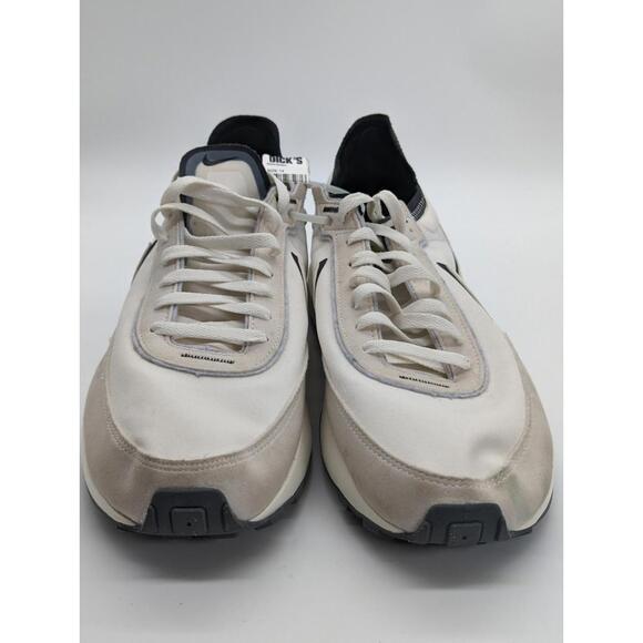Nike Waffle One SE Phantom Black Men's Size 14 - Cocunut Sail Off-White Defects